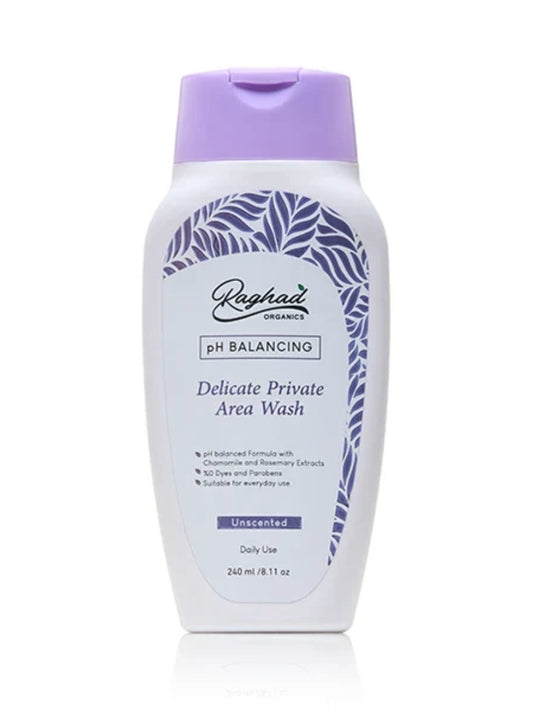 Raghad Organics Delicate Private Area Wash Unscented 240ML