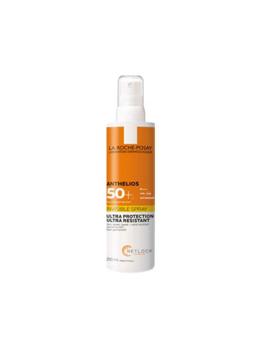 LRP Anthelios Sunscreen Body Spray SPF50+ 200ml Invisible