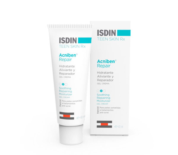 isdin Acniben Repair Moisturizer, Soothing and Repairing Gel cream